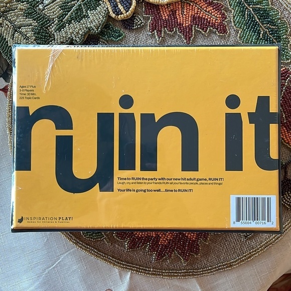 Brand New Ruin It Adult Party Games College Drinking Game Night Ages 18+ - Picture 2 of 12